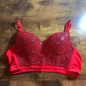 Rhinestone Bra